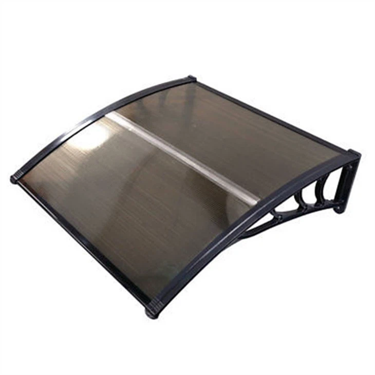 Polycarbonate Rainshed Outdoor In Grey