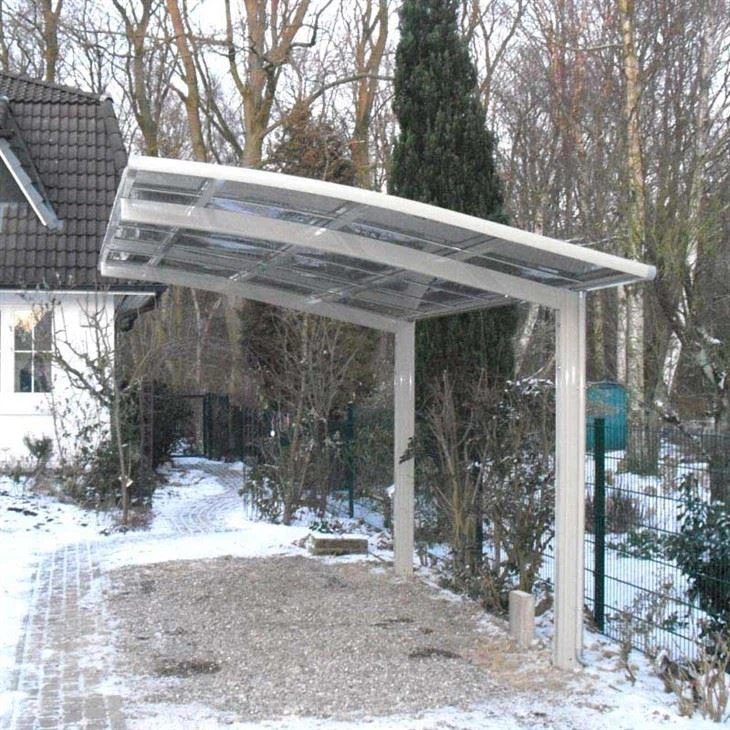 Polycarbonate Aluminum Alloy Outdoor Carports For Villa